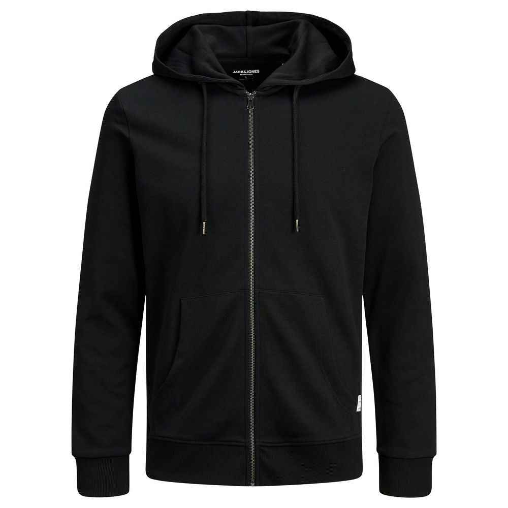 Jack Jones Black Cotton Hoody