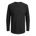Jack Jones Black Cotton Long Sleeve