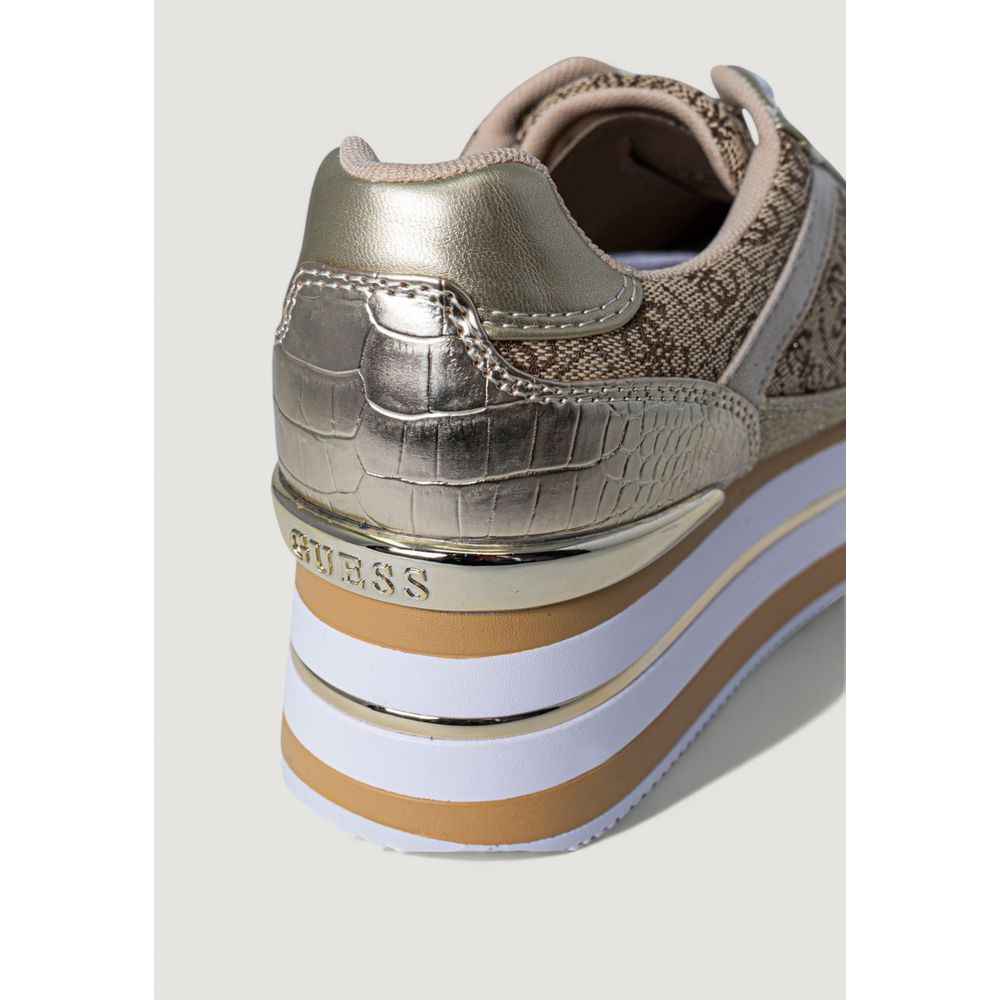 Guess Beige Polyester Sneaker