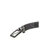 Alviero Martini Prima Classe Black Leather Belt