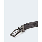 Alviero Martini Prima Classe Black Leather Belt