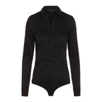 Vero Moda Black Cotton Bodysuit