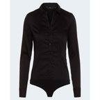 Vero Moda Black Cotton Bodysuit