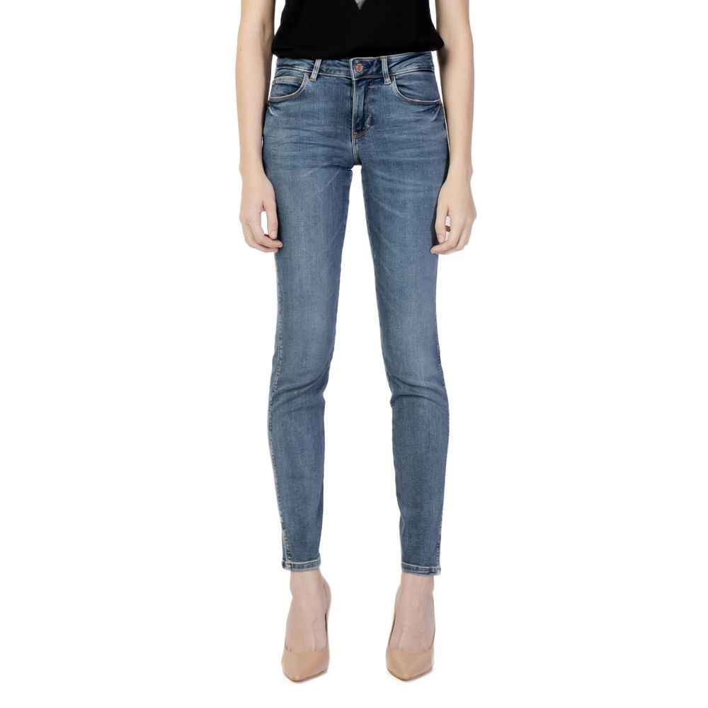 Guess Blue Cotton Skinny Jean