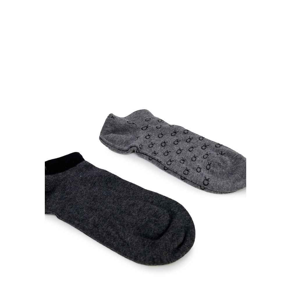 Calvin Klein Gray Elastane Sock