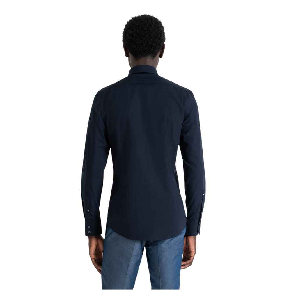 Antony Morato Blue Cotton Shirt