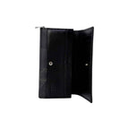 Alviero Martini Prima Classe Black Leather Wallet