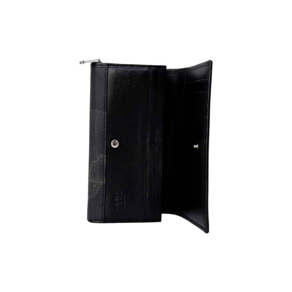 Alviero Martini Prima Classe Black Leather Wallet