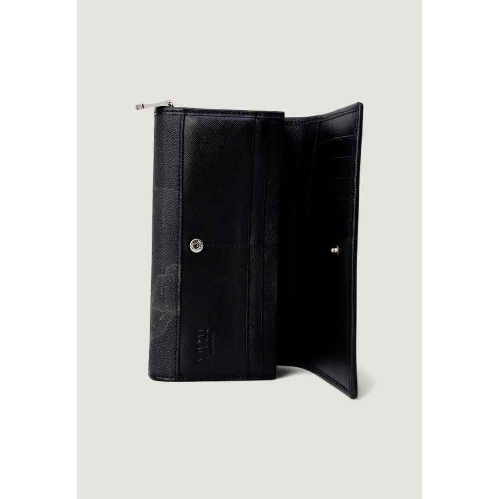 Alviero Martini Prima Classe Black Leather Wallet