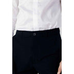 Armani Exchange Blue Cotton Casual Pants