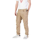 Replay Beige Cotton Relaxed Fit Jean