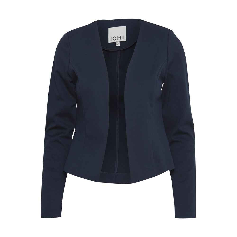 ICHI Blue Polyester Blazer