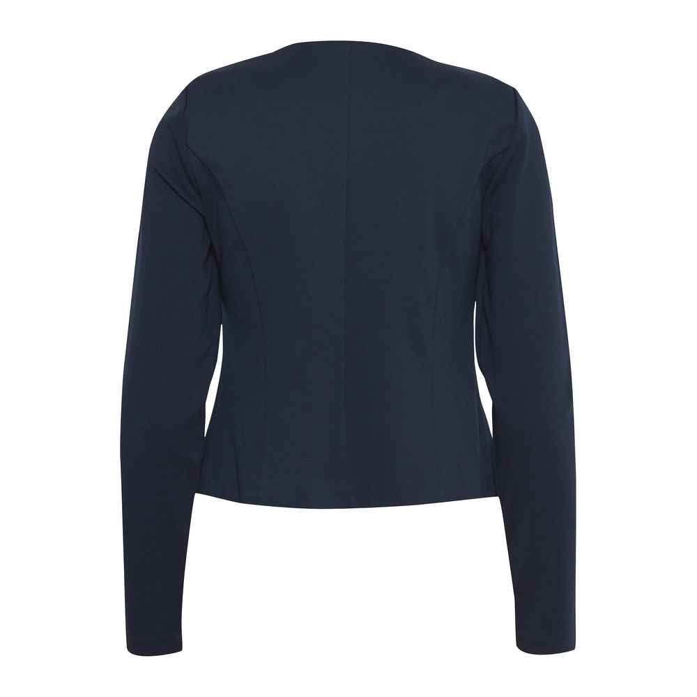 ICHI Blue Polyester Blazer