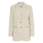 ICHI Beige Recycled Polyester Blazer