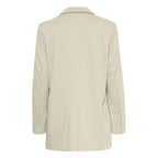 ICHI Beige Recycled Polyester Blazer