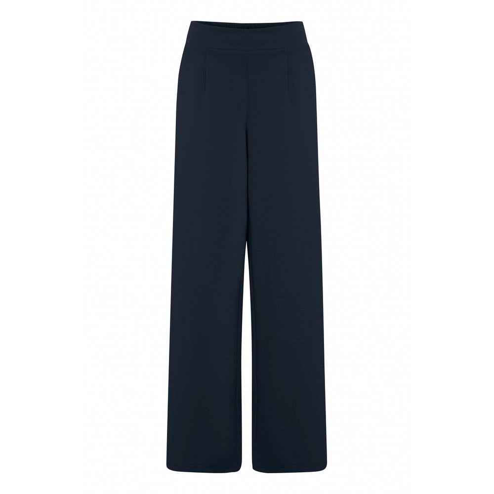 ICHI Blue Recycled Polyurethane Pant