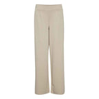 ICHI Beige Recycled Polyurethane Pant