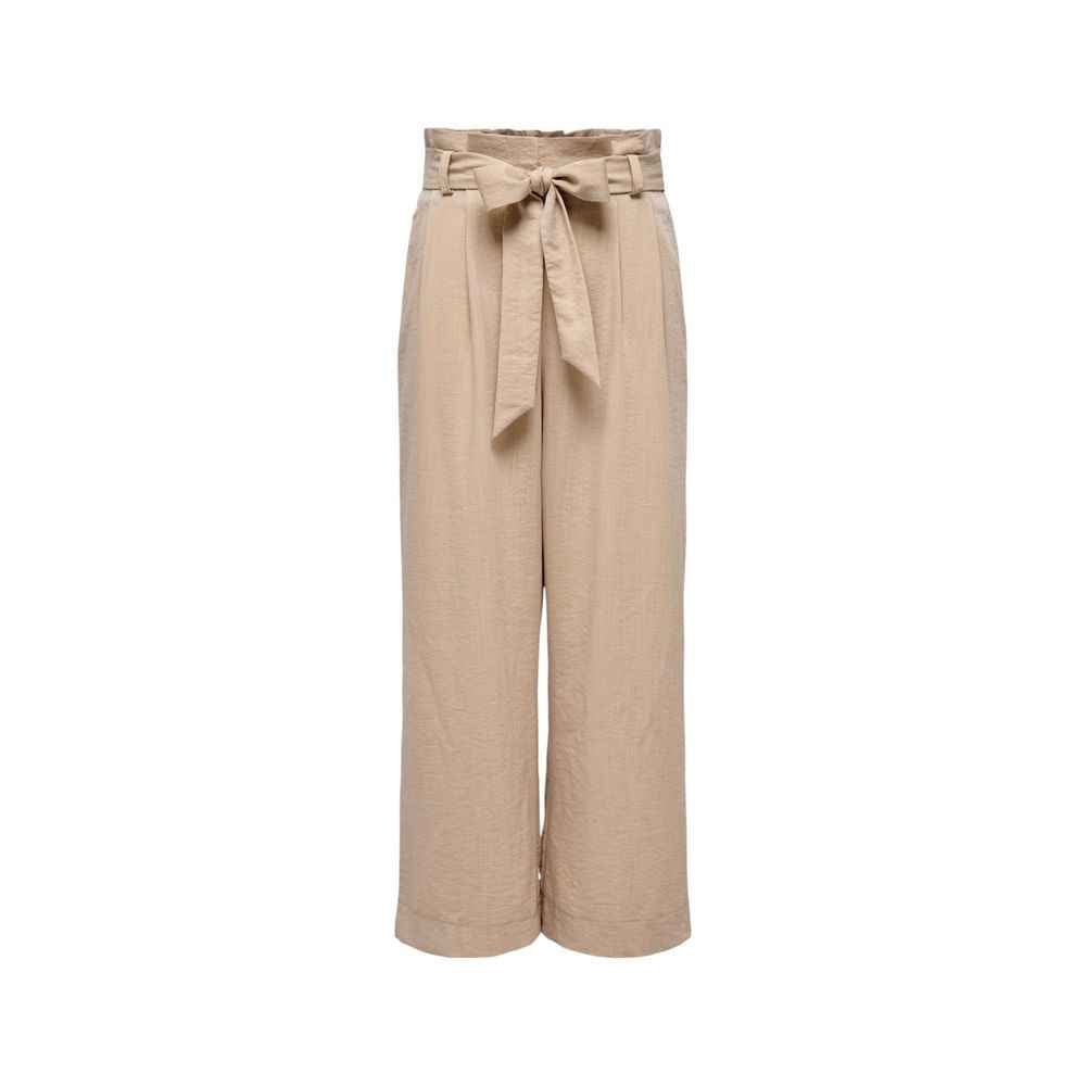 Only Beige Viscose Pant