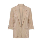 Only Beige Viscose Blazer