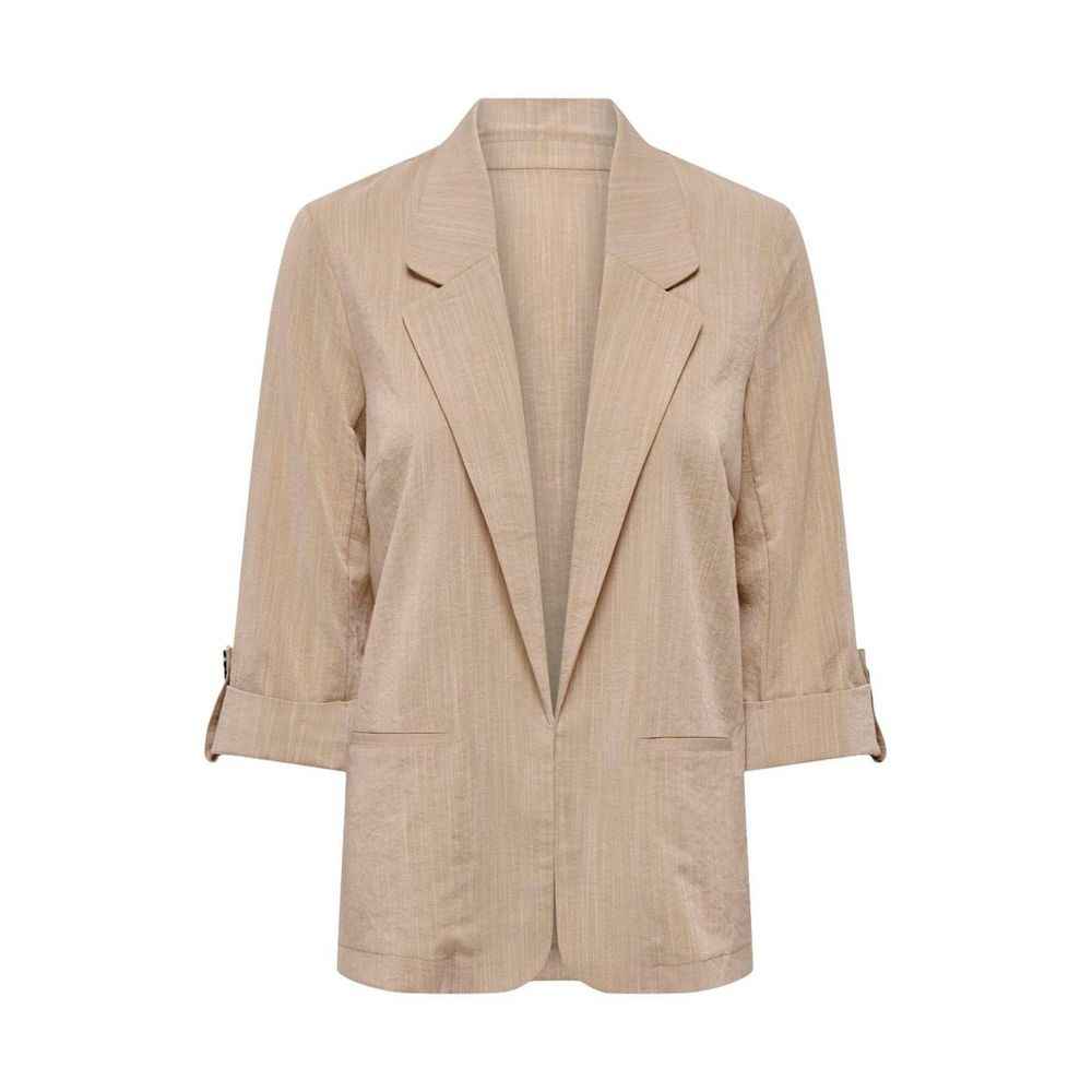 Only Beige Viscose Blazer