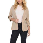 Only Beige Viscose Blazer