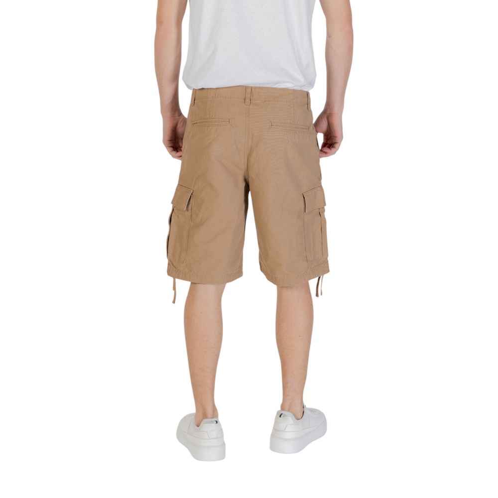 Jack Jones Beige Cotton Bermuda