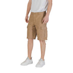 Jack Jones Beige Cotton Bermuda