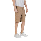 Jack Jones Beige Cotton Bermuda