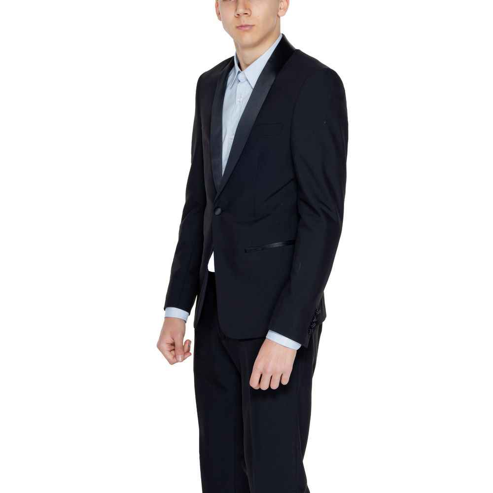 Antony Morato Black Polyester Blazer