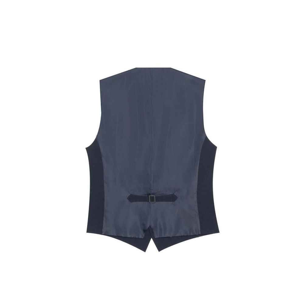 Antony Morato Blue Polyester Waistcoat