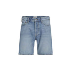 Jack Jones Blue Cotton Bermuda