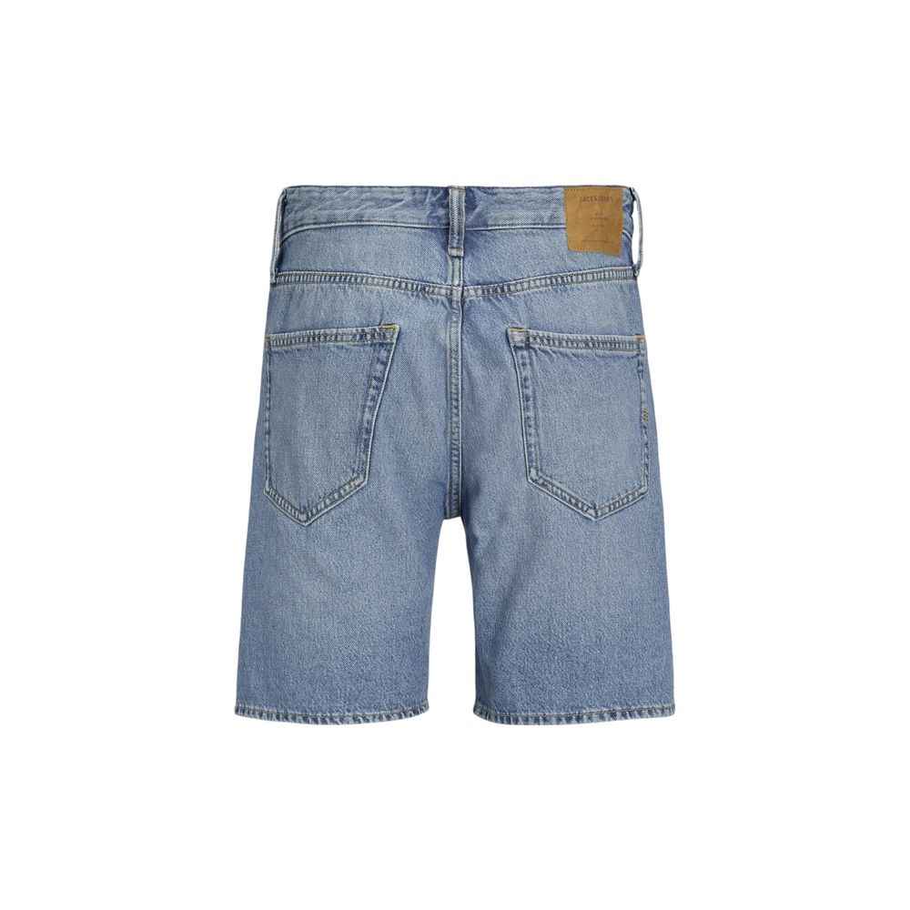 Jack Jones Blue Cotton Bermuda
