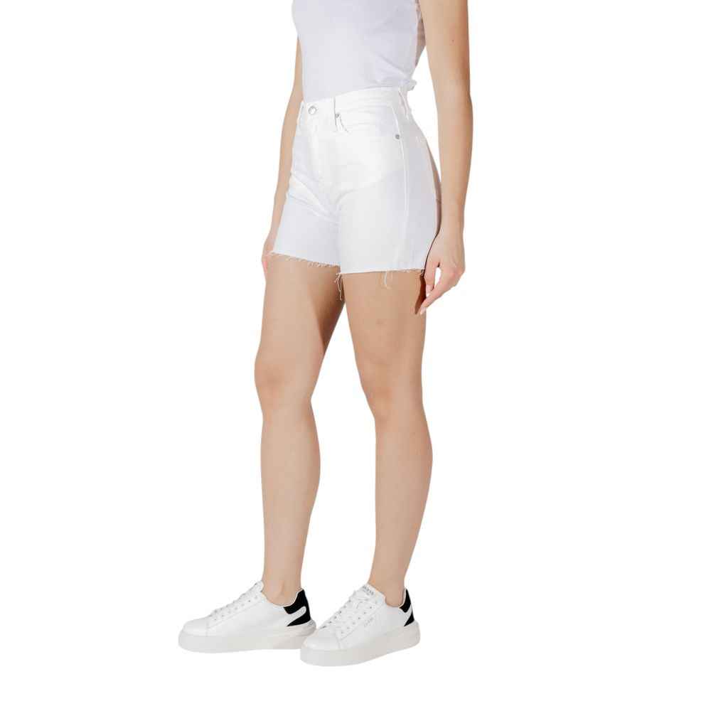 Calvin Klein Jeans White Cotton Short