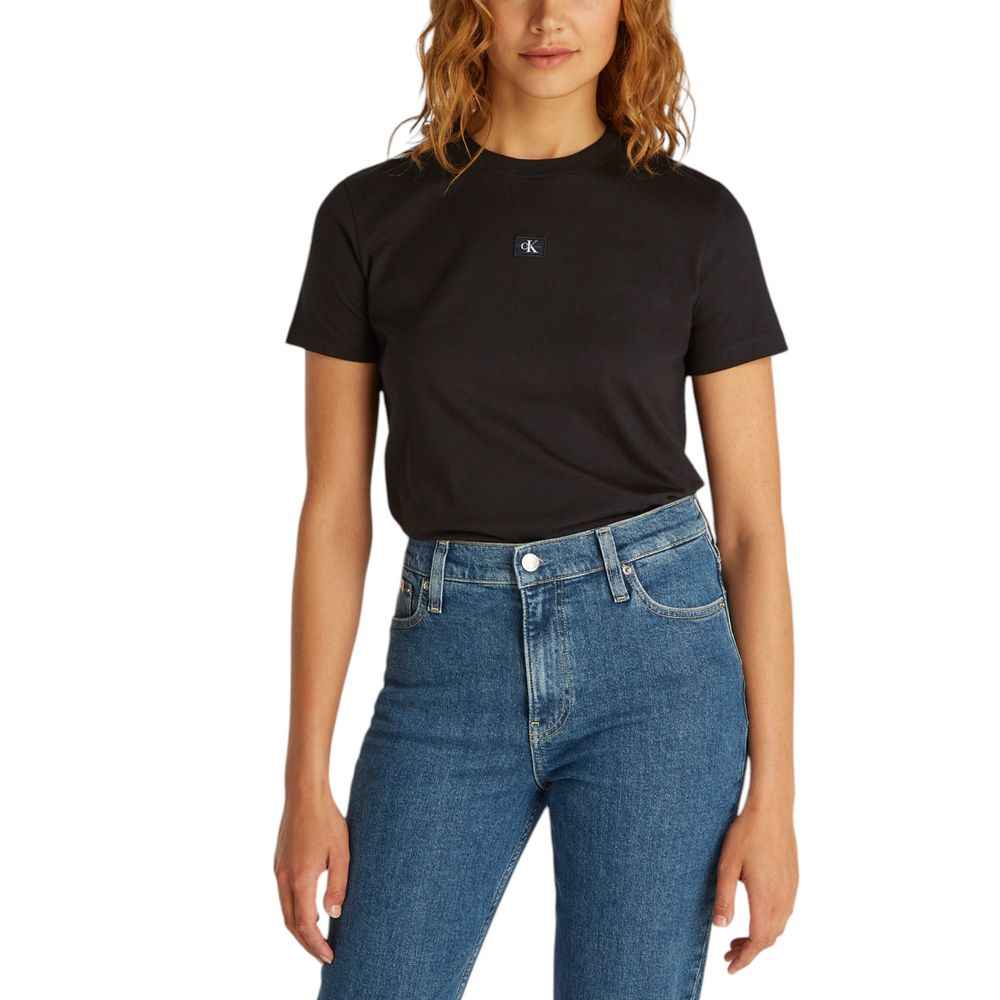Calvin Klein Jeans Black Recycled Cotton T-Shirt