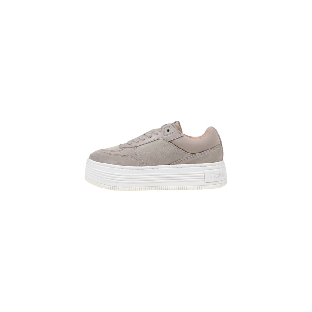 Calvin Klein Jeans Beige Recycled Cotton Sneaker