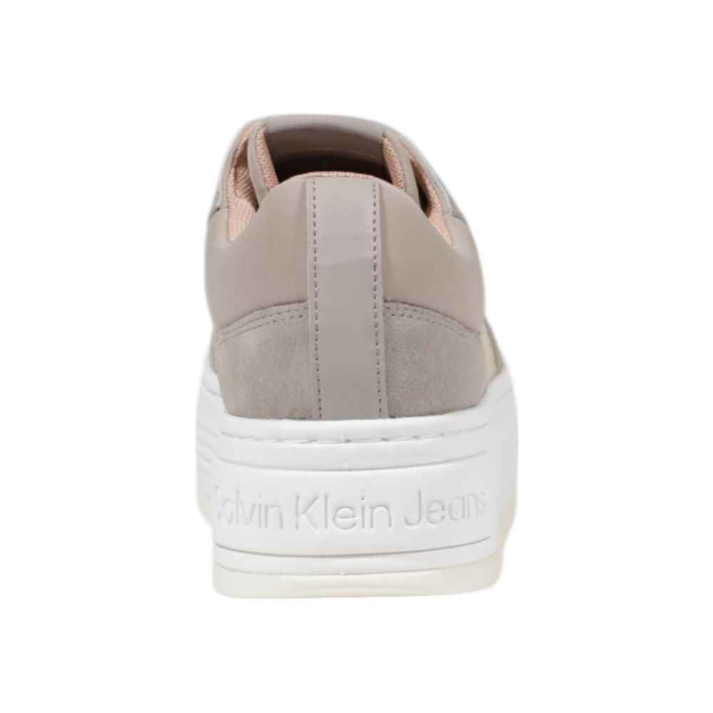 Calvin Klein Jeans Beige Recycled Cotton Sneaker