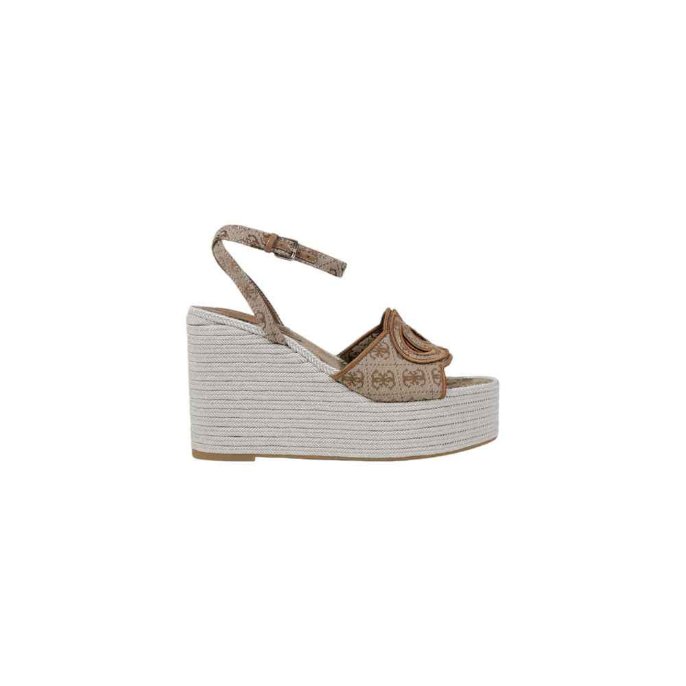 Guess Beige Polyester High Heel