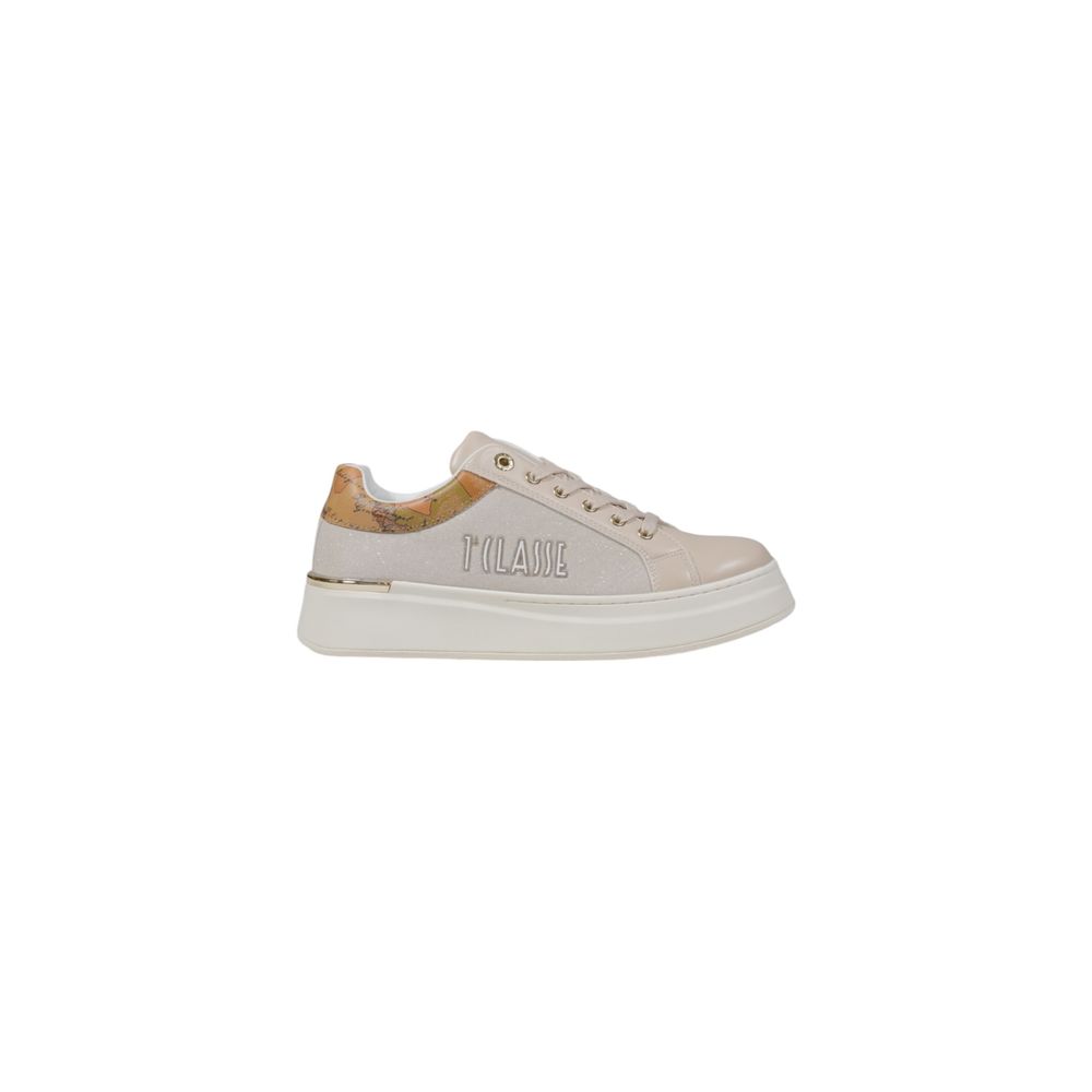 Alviero Martini Prima Classe Beige Polyester Low Top Sneakers