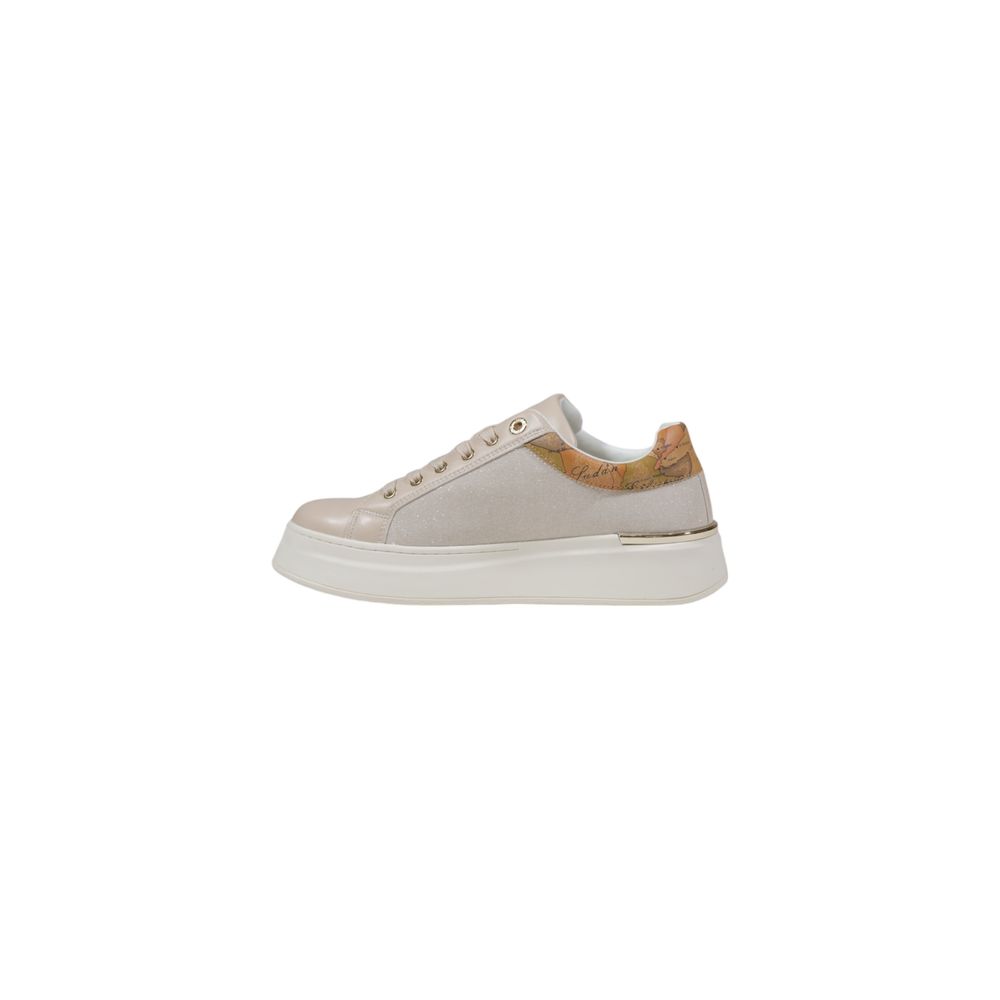 Alviero Martini Prima Classe Beige Polyester Low Top Sneakers