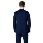 Antony Morato Blue Polyester Blazer