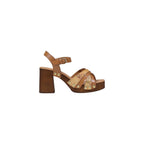 Alviero Martini Prima Classe Beige Leather Sandal
