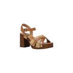 Alviero Martini Prima Classe Beige Leather Sandal