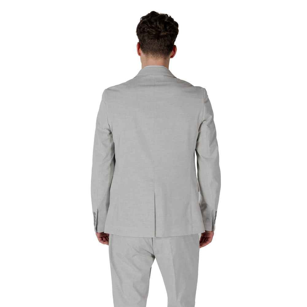 Antony Morato Gray Polyester Blazer
