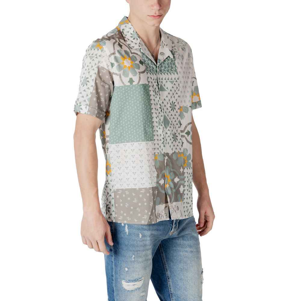 Antony Morato Green Viscose Shortsleeve