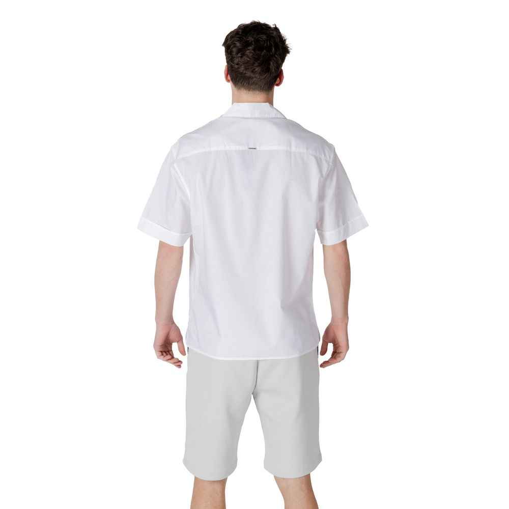 Antony Morato White Lyocell Shortsleeve