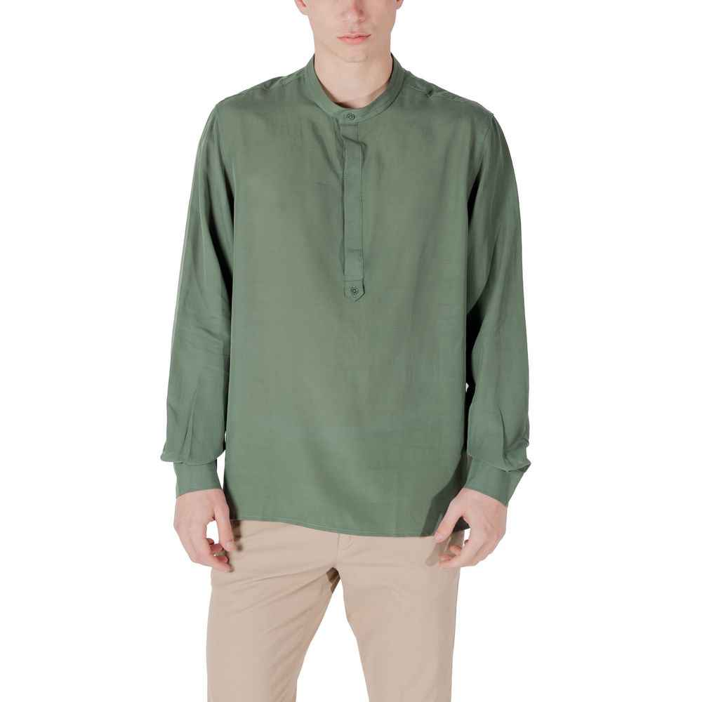 Antony Morato Green Lyocell Shirt