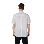 Antony Morato White Lyocell Shortsleeve Shirt