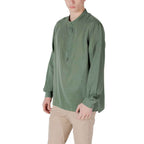 Antony Morato Green Lyocell Shirt