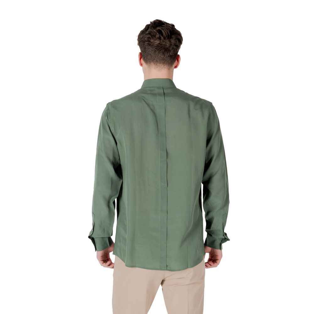Antony Morato Green Lyocell Shirt
