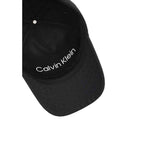 Calvin Klein Black Recycled Polyester Caps Baseball Hat